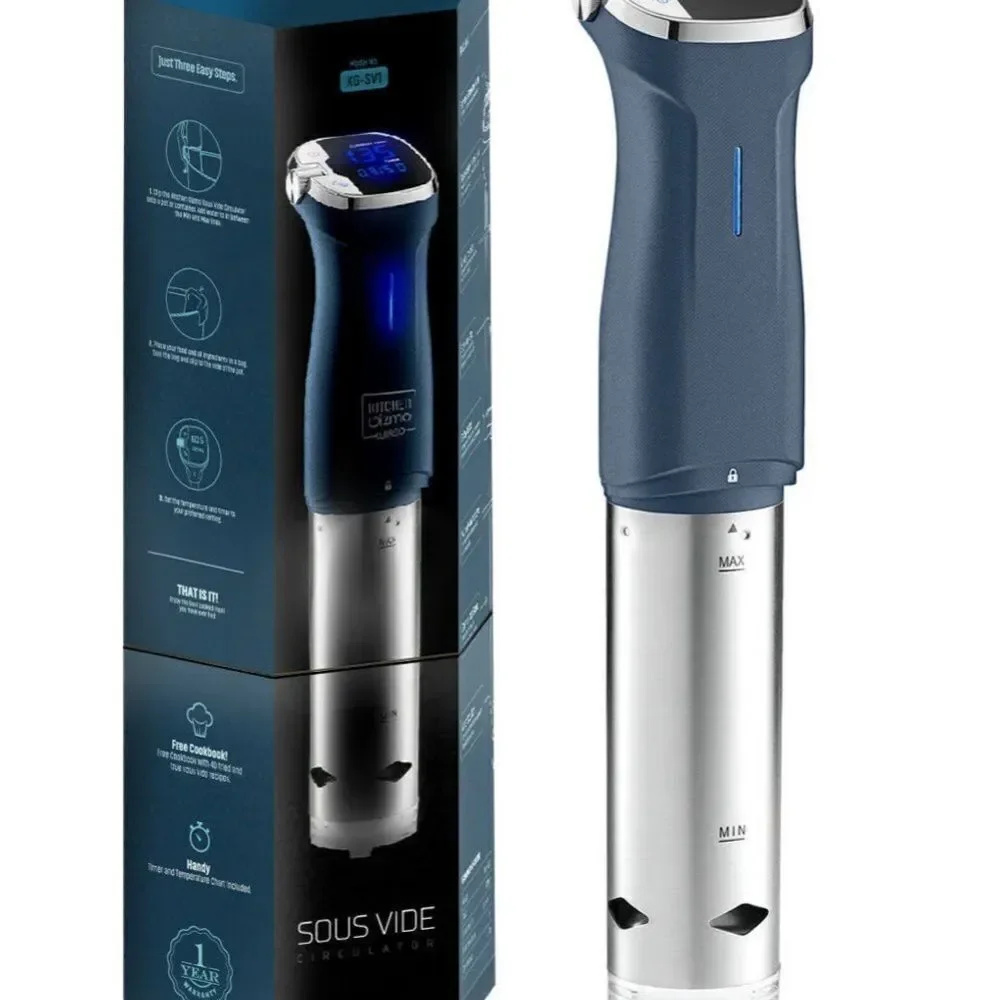 Kitchen Gizmo, Sous Vide Immersion Circulator, 800W Grey Circulator Stick